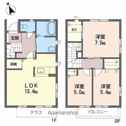 シャーメゾンY(3LDK/1階)の間取り写真