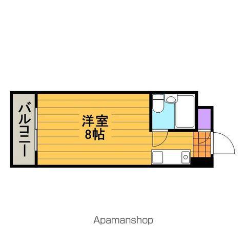 ジュネパレス新松戸第14(1K/4階)の間取り写真