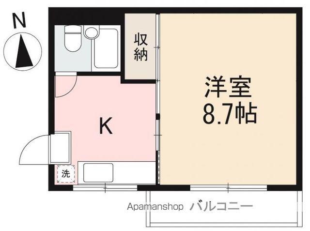 LUCY(1K/1階)の間取り写真