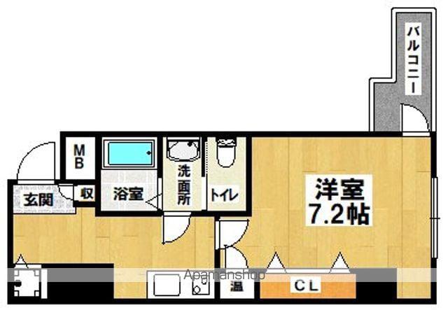 エヌエムキャトフヴァンサンク(1K/3階)の間取り写真