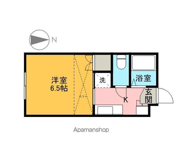 メゾン ド グリュⅢ(1K/2階)の間取り写真