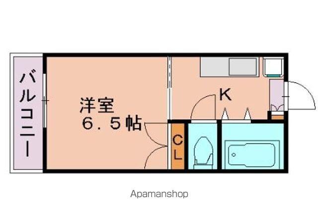 プラザ雑餉隈(1K/9階)の間取り写真