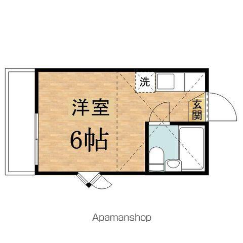 コーポ青木第2 2階階 間取り