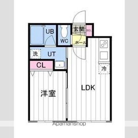 PARK WELL札大前(1LDK/3階)の間取り写真