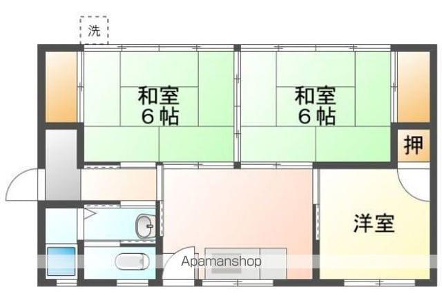 赤穂線 大多羅駅 徒歩23分 1階建 築35年(3K)の間取り写真