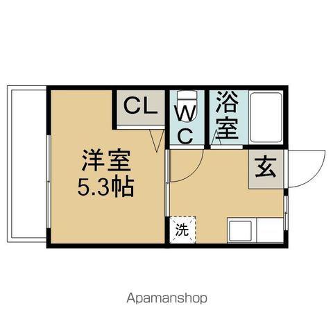 プラネット駒(1K/2階)の間取り写真