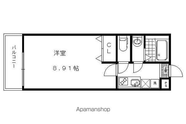 プレシャス七番館(1K/2階)の間取り写真