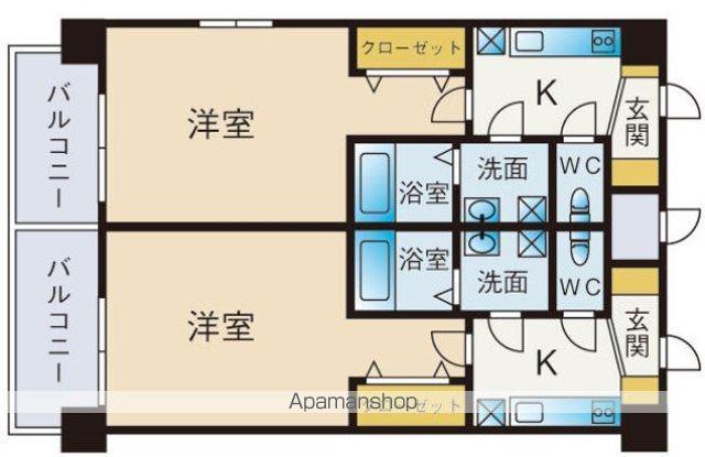 IP FIELD(1K/3階)の間取り写真