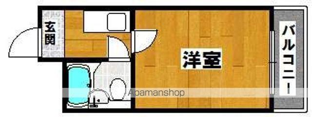 COCO堺東2(1K/3階)の間取り写真