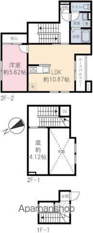マリーコート(1LDK/2階)の間取り写真