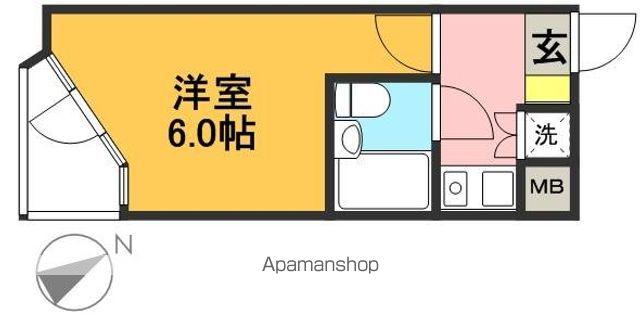 日神パレス永福町(1K/4階)の間取り写真