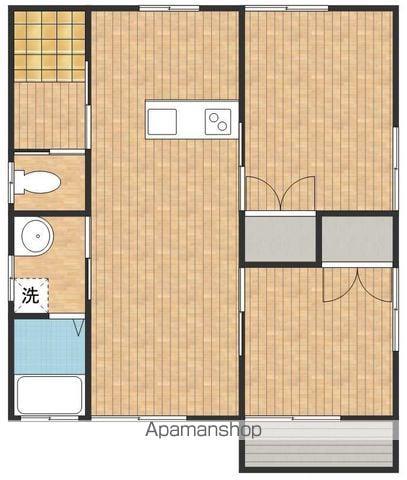 宮崎県小林市 1階建 築13年(2LDK)の間取り写真