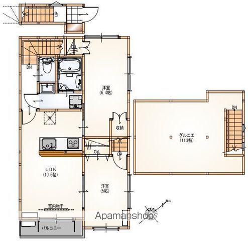 アルマコート万願寺(2LDK)の間取り写真