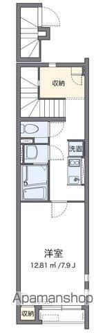 クレイノ第五吉兵衛ハウス(1K/2階)の間取り写真