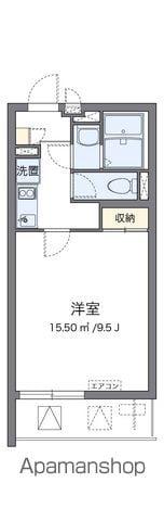 クレイノEXIV Ⅱ(1K/2階)の間取り写真