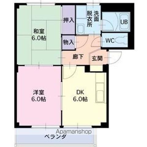 SURPLUS21(2DK/2階)の間取り写真