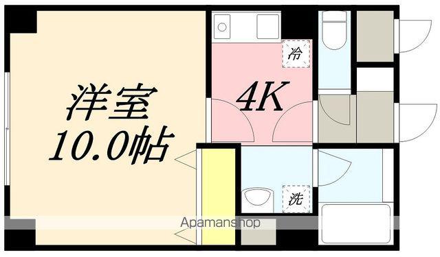 TOKU TORASUTO Ⅵ(1K/1階)の間取り写真