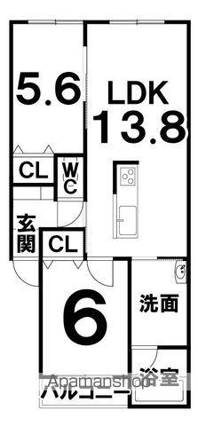 STELLA(2LDK/3階)の間取り写真