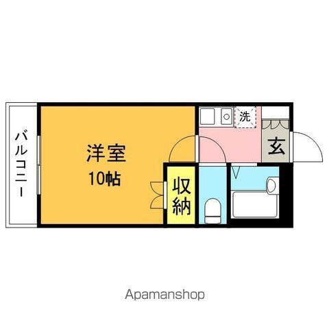 レオパレスMOTOKOGAⅠ(1K/2階)の間取り写真