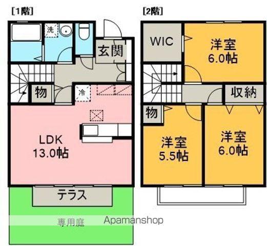 アーバンスクウェア(3LDK)の間取り写真