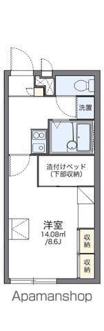 レオパレス東桑山(1K/2階)の間取り写真
