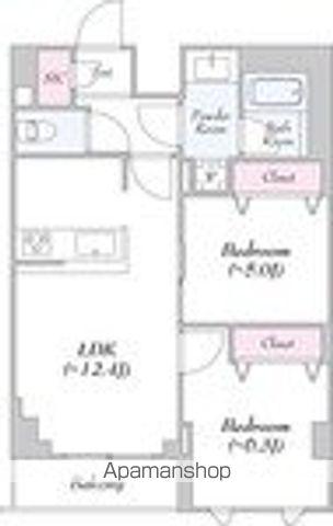 ロイジェント志村坂上(2LDK/1階)の間取り写真