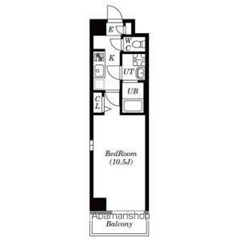 アベニューナカネ(1K/7階)の間取り写真