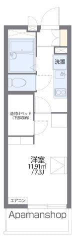 レオパレス貞夫(1K/3階)の間取り写真