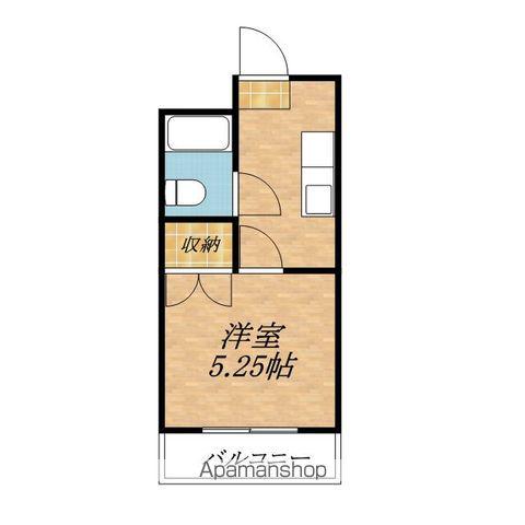 リバーサイドマンション(1K/4階)の間取り写真