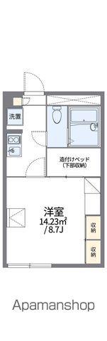 レオパレスROUTE36 Ⅰ(1K/1階)の間取り写真