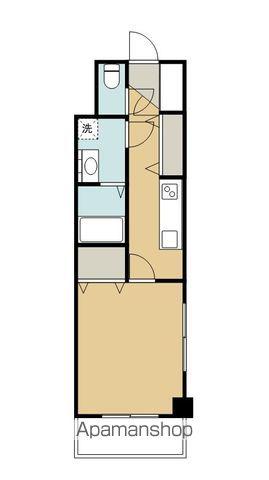 ハートピア京町(1K/2階)の間取り写真
