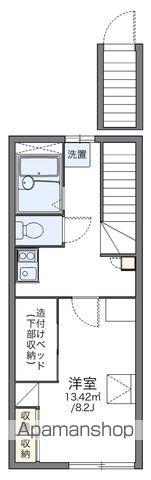 レオパレスパルTK PARTⅡ(1K/2階)の間取り写真