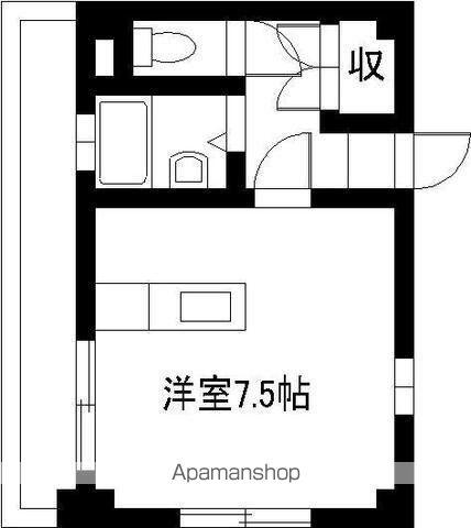エレガンスメゾン6(ワンルーム/3階)の間取り写真