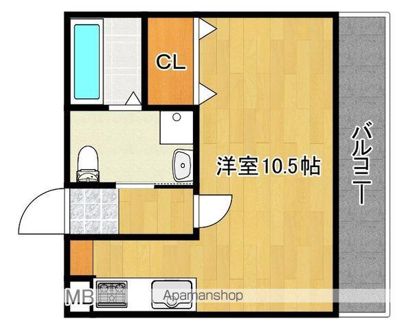 南の風 ラ・サンブラ(ワンルーム/2階)の間取り写真