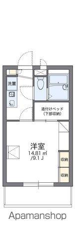 レオパレスGREEN HILL(1K/2階)の間取り写真