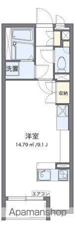 ミランダ三福Ⅲ(ワンルーム/2階)の間取り写真