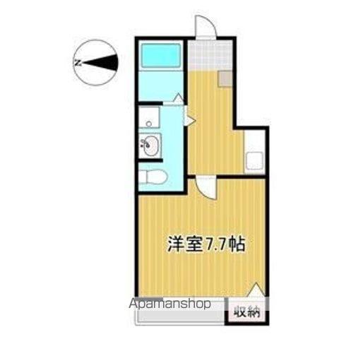 クレフラスト鳥神町(1K/1階)の間取り写真