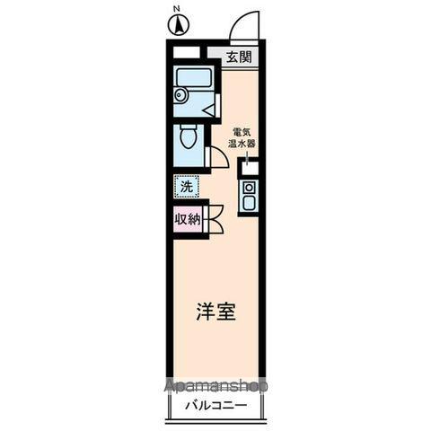 宮崎ビル(ワンルーム/9階)の間取り写真