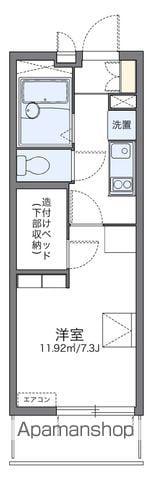レオパレス香春口(1K/2階)の間取り写真