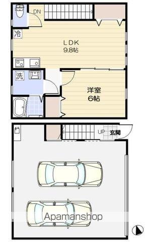 インセル葛飾Ⅰ(1LDK/1階)の間取り写真