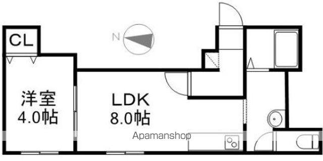 アルコバレーノⅠ(1LDK/2階)の間取り写真