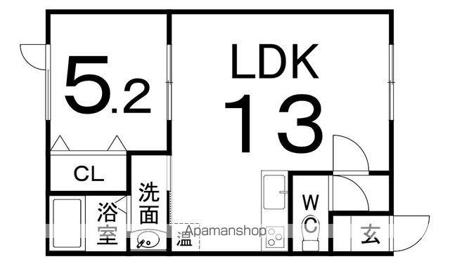 リレイション3(1LDK/1階)の間取り写真