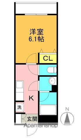 IS GIFUEKIMAE(1K/3階)の間取り写真