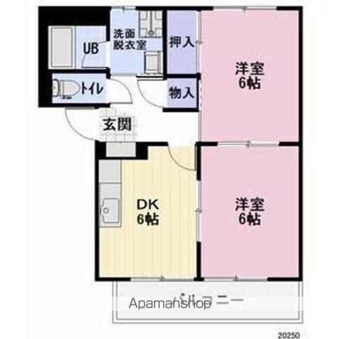 SURPLUS AVENIR(2DK/1階)の間取り写真