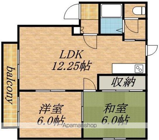 サンクレメンテⅠ(2LDK/2階)の間取り写真