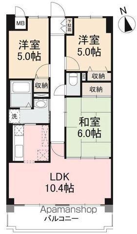 アークプラザ太田公園(3LDK/4階)の間取り写真