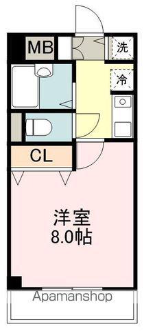 マイプレイス宝蔵院(1K/6階)の間取り写真