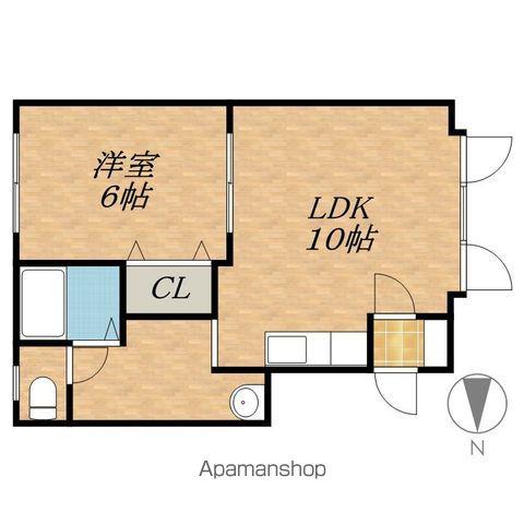 フォルセティ8(1LDK/2階)の間取り写真