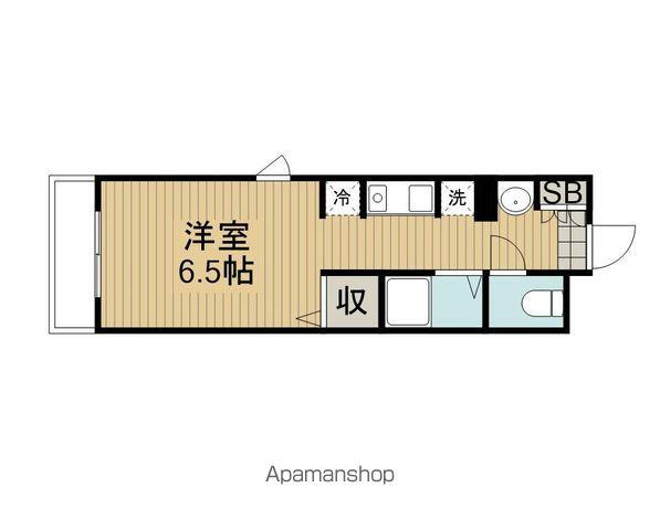 プルマンヒル(1K/3階)の間取り写真