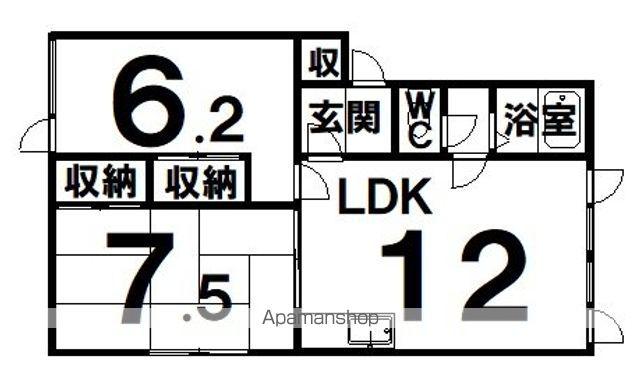 シティハイム38(2LDK/2階)の間取り写真